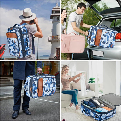 Lumesner Handgepäck Rucksack, extra großer 40L Flugzugelassener Reiserucksack für Damen & Herren