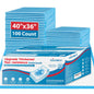 BIGGMED Tear-Resistant Incontinence Bed Pads 40'' x 36'' 130 Gram Heavy Duty (25 Count) Disposable Underpads Chucks Pads for Adults, Kids & Elderly | Protection Pads for Bed, Sofa, and Chair