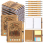 Jetec 48 Set 2026 CNA Week Gifts Bulk Nurse Appreciation Gift Set Small Inspirational Kraft Spiral Nursing Notebooks with Sticky Notes Pens for Healthcare Medical Hospital Coworker Staff Office