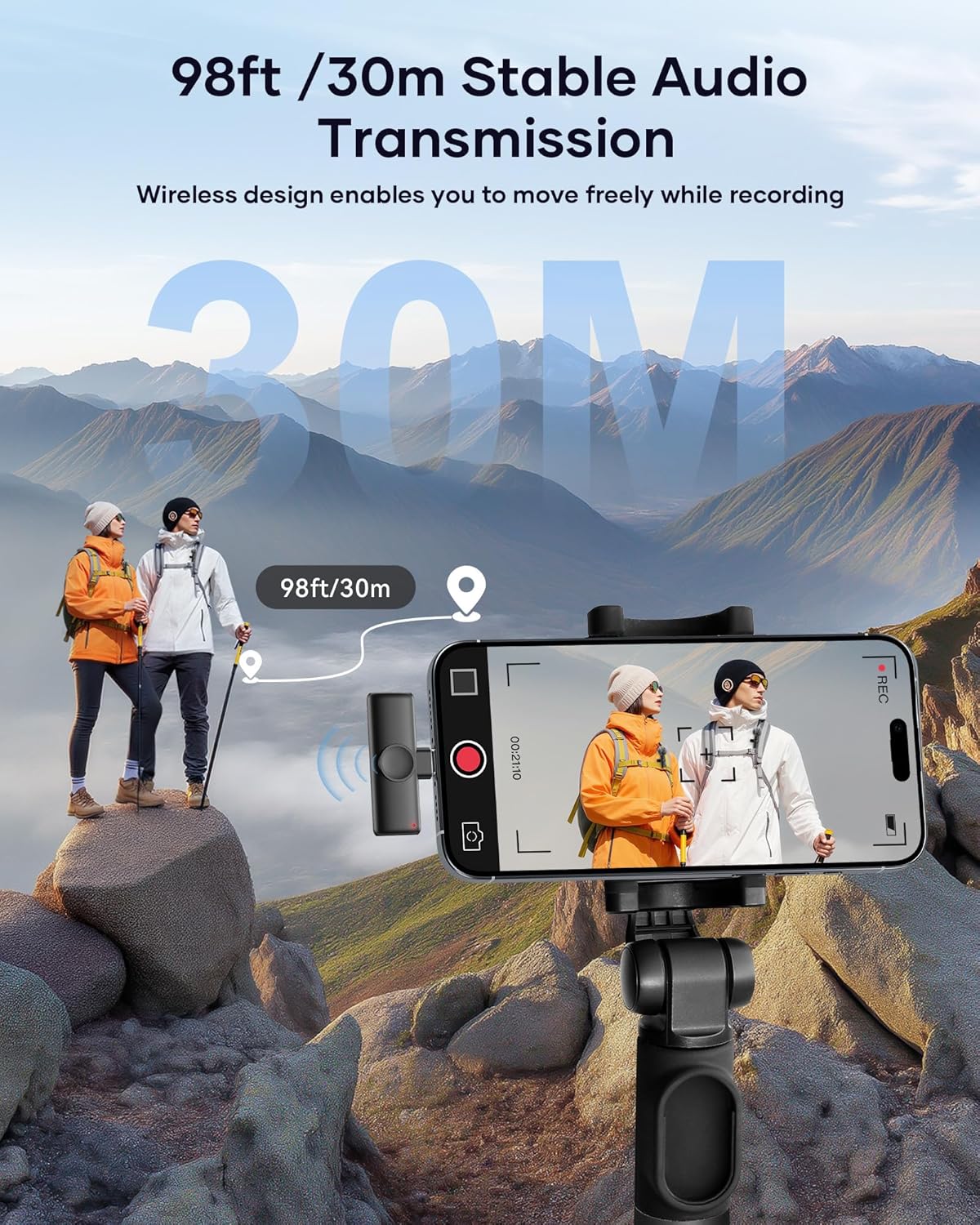 Wireless Microphone for iPhone, iPad, and Android - A Game Changer for Content Creators