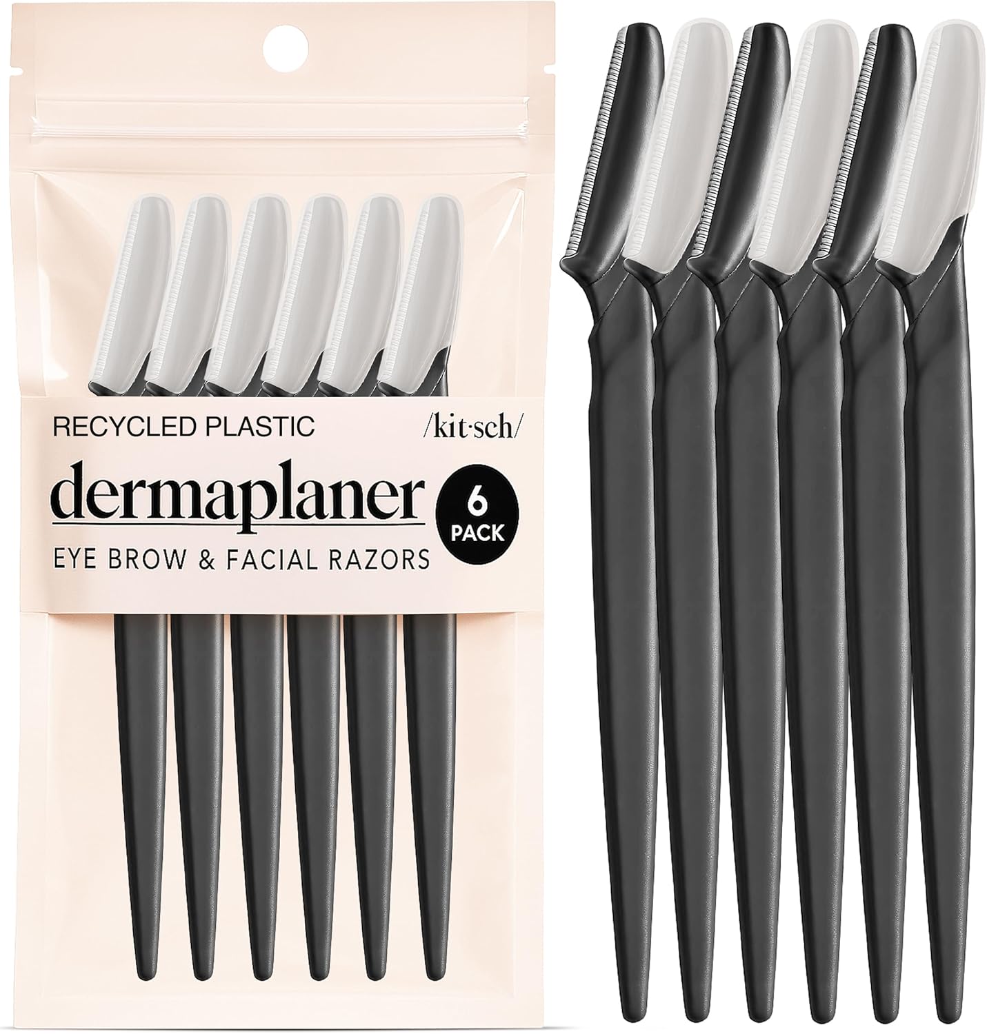 6 count (Pack of 1)Black