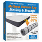 Storage Logic Foam Mattress Vacuum Bag with 4 Adjustable Packing Straps for Moving, Storage, Shipping, Vacuum Seal Mattress Bag with Packaging Straps (Queen/Full/Full-XL)