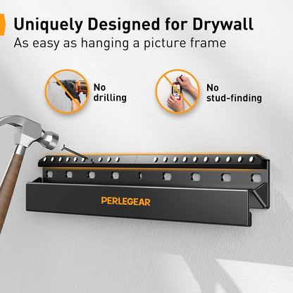 Perlegear Heavy Duty Fixed TV Wall Mount for 42"-115" TVs up to 225 lbs, Low Profile TV Mount Fits 16", 24", 32" Studs, One-Piece Bracket with Magnetic Pull Tabs, Max VESA 800x600mm