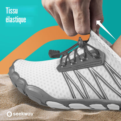SEEKWAY Wasserschuhe Herren Damen Erwachsene Quick-Dry Badeschuhe Barfußschuhe für Strand Schwimmen Fluss Pool See Wandern Kajak Surfen