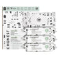 The Honest Company Clean Conscious Unscented Wipes | Over 99% Water, Compostable, Plant-Based, Baby Wipes | Hypoallergenic for Sensitive Skin, EWG Verified | Pattern Play, 576 Count