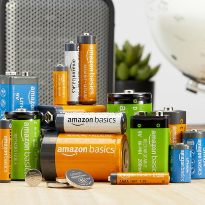 Amazon Basics 20-Pack AA Alkaline Batteries