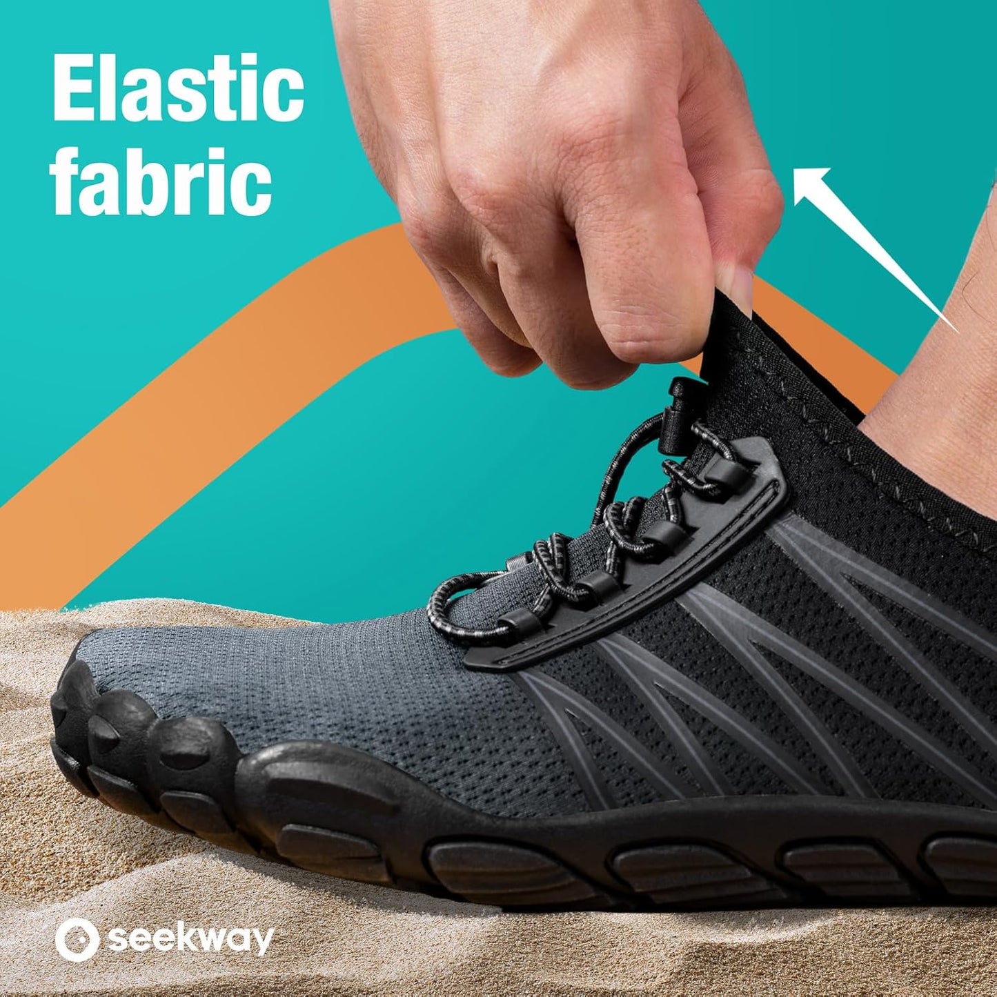 SEEKWAY Wasserschuhe Herren Damen Erwachsene Quick-Dry Badeschuhe Barfußschuhe für Strand Schwimmen Fluss Pool See Wandern Kajak Surfen