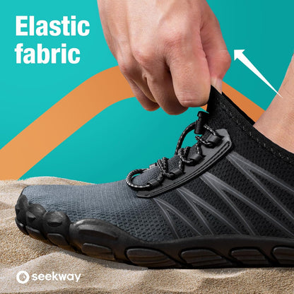 SEEKWAY Wasserschuhe Herren Damen Erwachsene Quick-Dry Badeschuhe Barfußschuhe für Strand Schwimmen Fluss Pool See Wandern Kajak Surfen