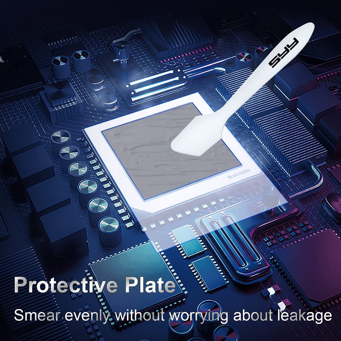 SYY Wärmeleitpaste mit Werkzeug-Set, 4 Gramm CPU Paste Wärmeleitpaste Kühlkörper für IC/Prozessor/CPU/GPU/alle Kühler