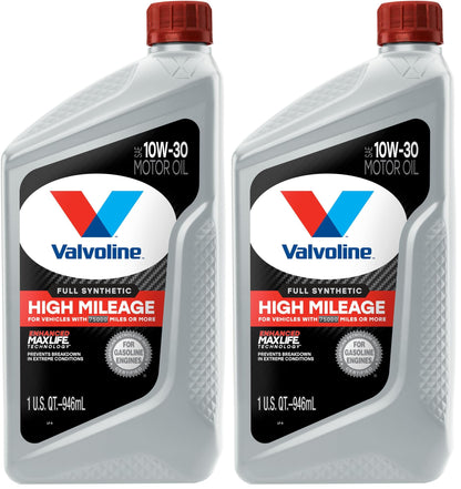 Valvoline MaxLife High Mileage 5W-30 Synthetic Blend Motor Oil 5 Quart