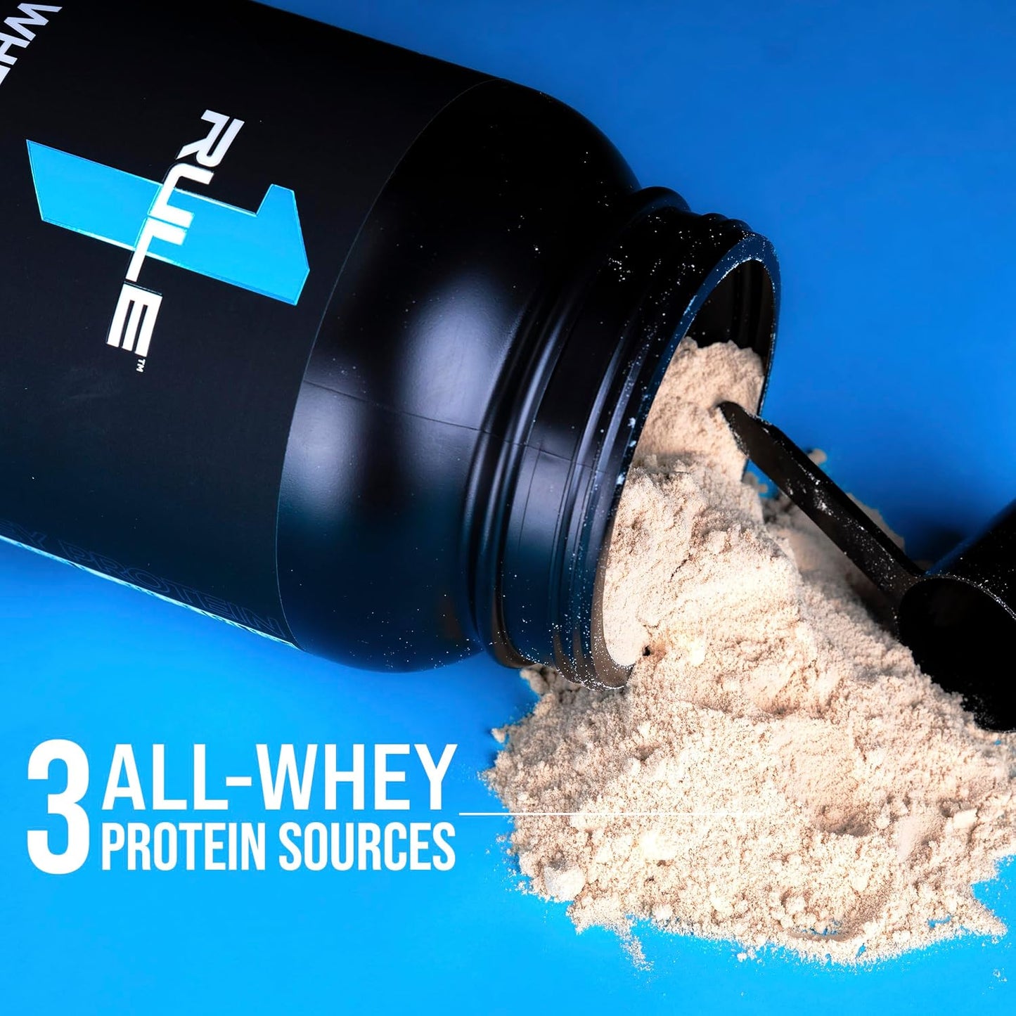 Rule1 R1 Whey Blend 68 Servings, Frozen Banana,, Frozen Banana 2.5 kilograms