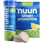 Nuun Sport Electrolyte Tablets with Magnesium, Calcium, Potassium, Chloride & Sodium, Gluten Free & Vegan, Mixed Flavors, 48 Pack (40 Servings Total)
