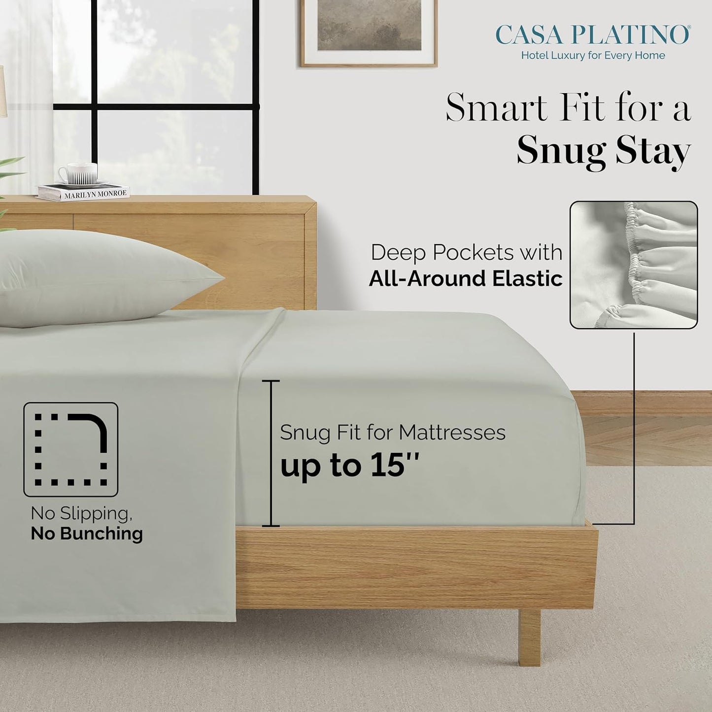 Casa Platino 100% Egyptian Cotton Sheets: The Ultimate Sleep Experience