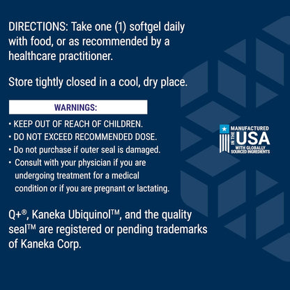 Life Extension Super Ubiquinol CoQ10 with Enhanced Mitochondrial Support, 200mg, 30 Softgels