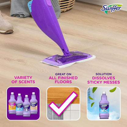 Swiffer WetJet Multi-Surface Bodenreiniger Nachfüllpackung mit der Kraft von Dawn, "Open-Window Fresh", 2 Stück, je 1,25 l