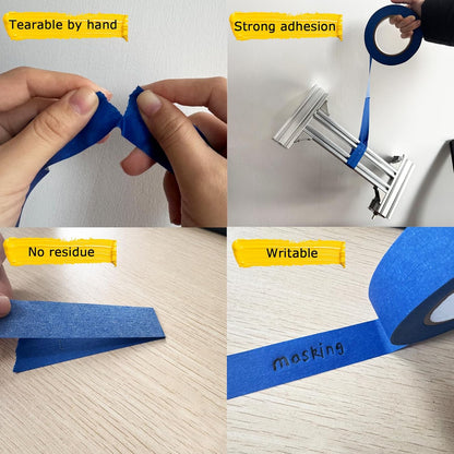 4 Rolls of Premium Painters Tape for Your Next DIY Project