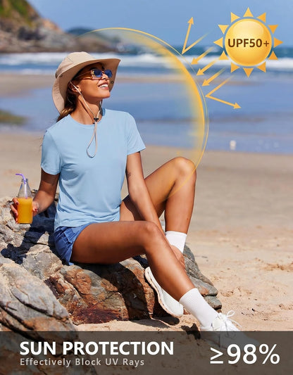 PINSPARK Women's Short Sleeve Sun Shirt Review: Perfect for Active Lifestyles