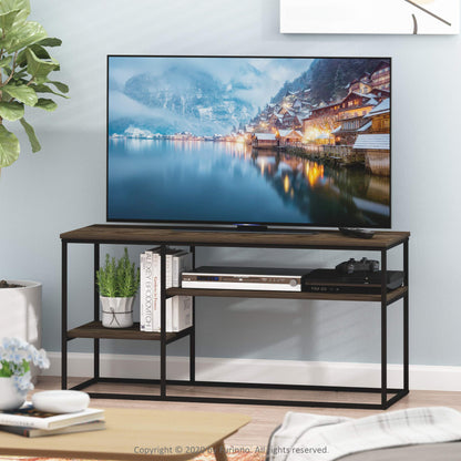 Furinno TOMI TV Stand, 5-Cube Entertainment Center with Open Shelf, Reversible TV Console, for Living Room, Bedroom, Home Office, Green