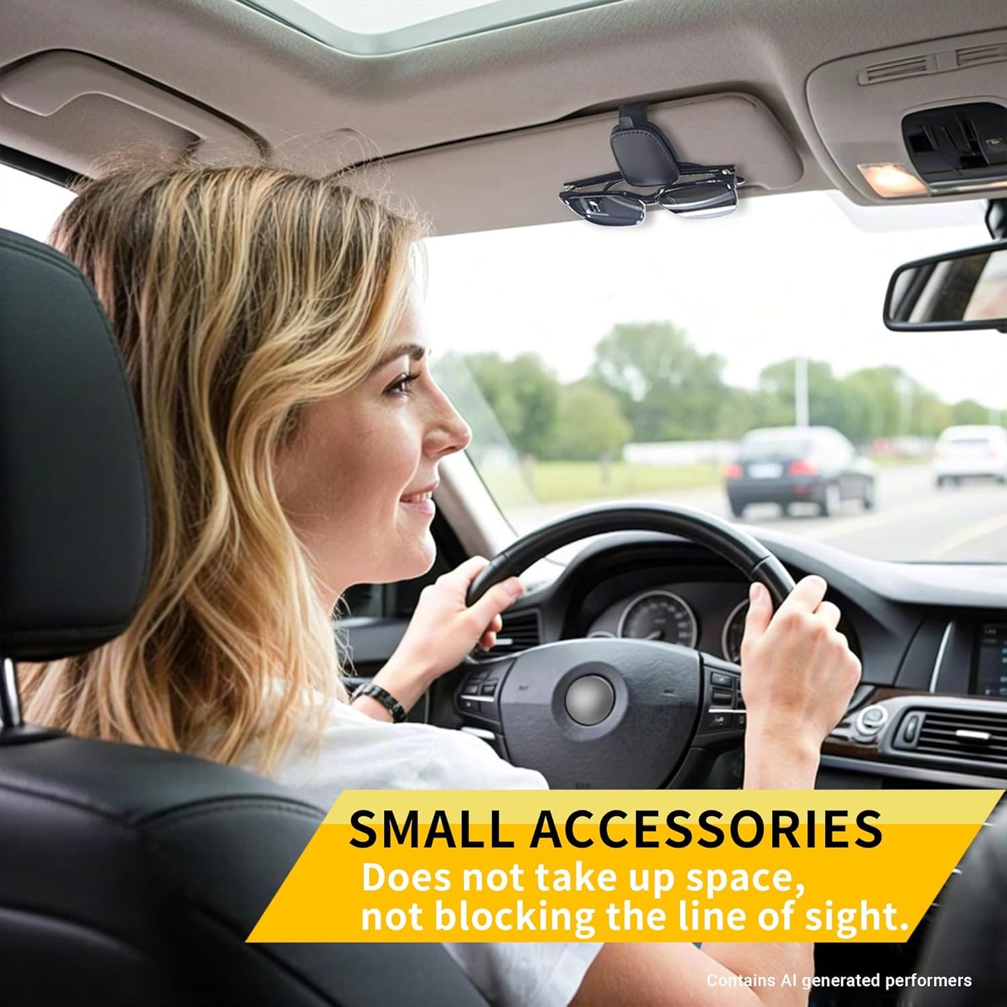 Yuoyar Magnetic Leather Sunglasses Holder for Car: A Simple yet Effective Solution