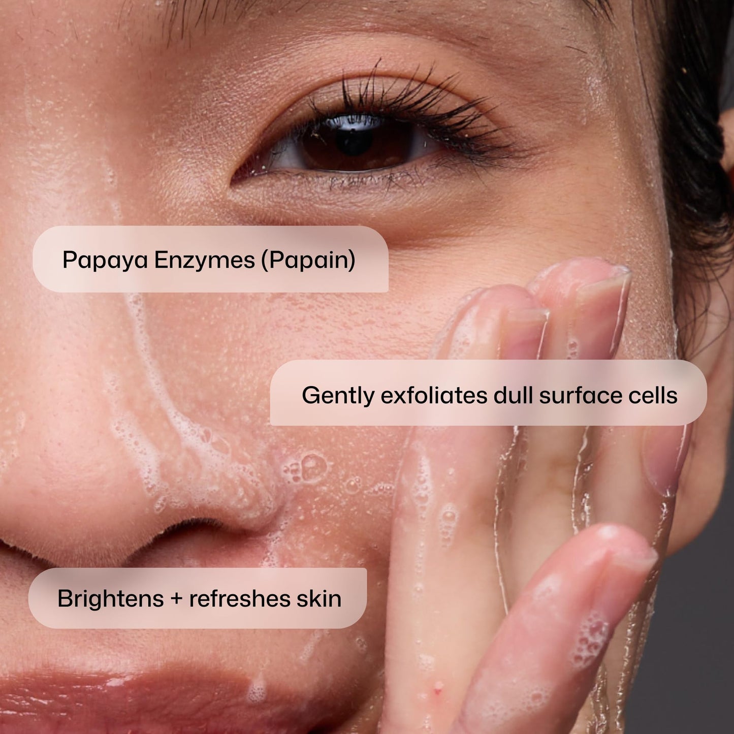 Revision Skincare Papaya Enzyme Cleanser, Energizing Facial Cleanser with Salicylic Acid, Soothing and Exfoliating