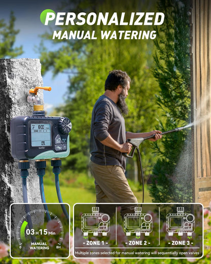 RAINPOINT 3 Zone Water Timer: A Game-Changer for Your Yard