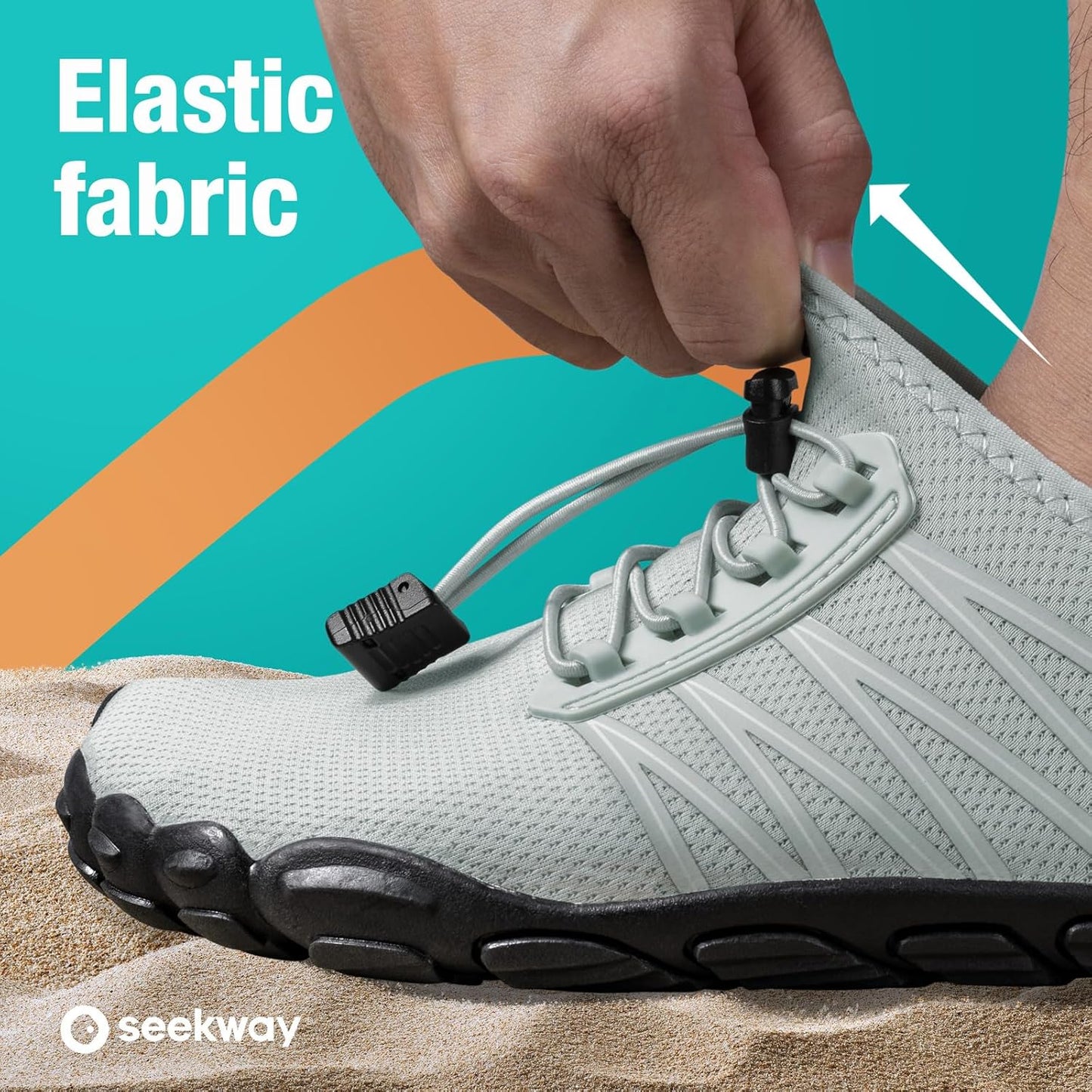 SEEKWAY Wasserschuhe Herren Damen Erwachsene Quick-Dry Badeschuhe Barfußschuhe für Strand Schwimmen Fluss Pool See Wandern Kajak Surfen