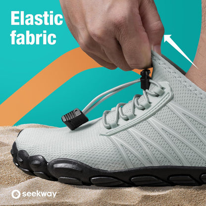 SEEKWAY Wasserschuhe Herren Damen Erwachsene Quick-Dry Badeschuhe Barfußschuhe für Strand Schwimmen Fluss Pool See Wandern Kajak Surfen