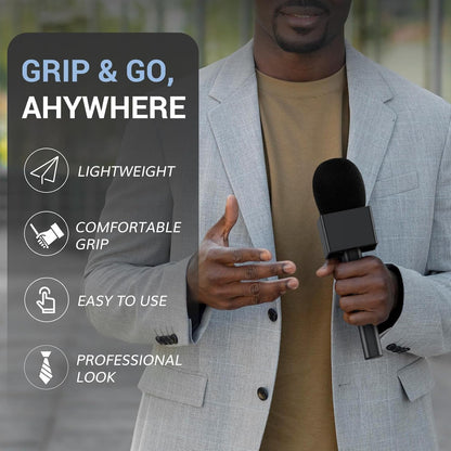 TONOR Handheld Adaptor for Interview Mic: Elevate Your Vlogging and Reporting Game