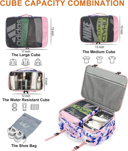 Lumesner Handgepäck Rucksack, extra großer 40L Flugzugelassener Reiserucksack für Damen & Herren