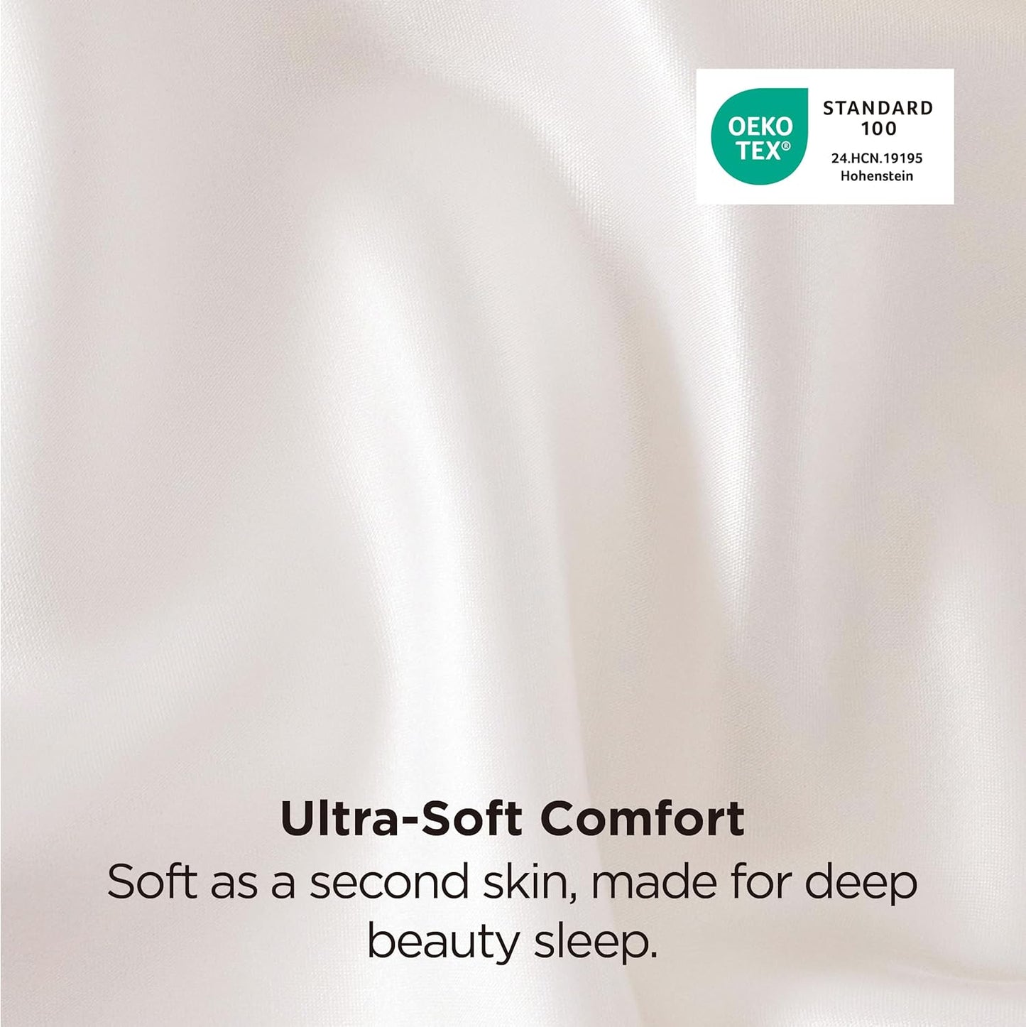 Bedsure Satin-Kissenbezug, Queen-Size, 2er-Pack, Seidenkissenbezügen ähnlich, seidige Kissenhüllen mit Hotelverschluss, Raumdeko, Valentinsgeschenke für Frauen und Männer, Grau, 50x75 cm