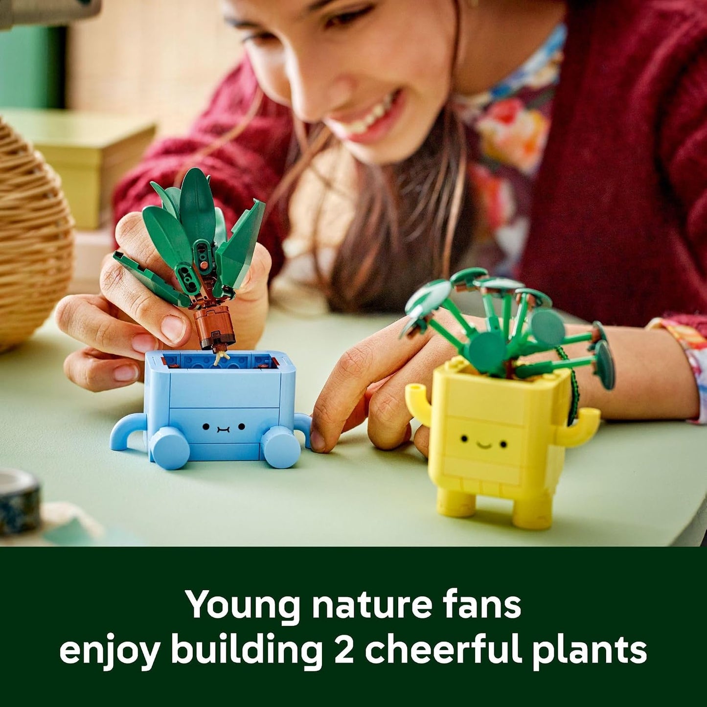 LEGO Botanicals Happy Plants Building Toy