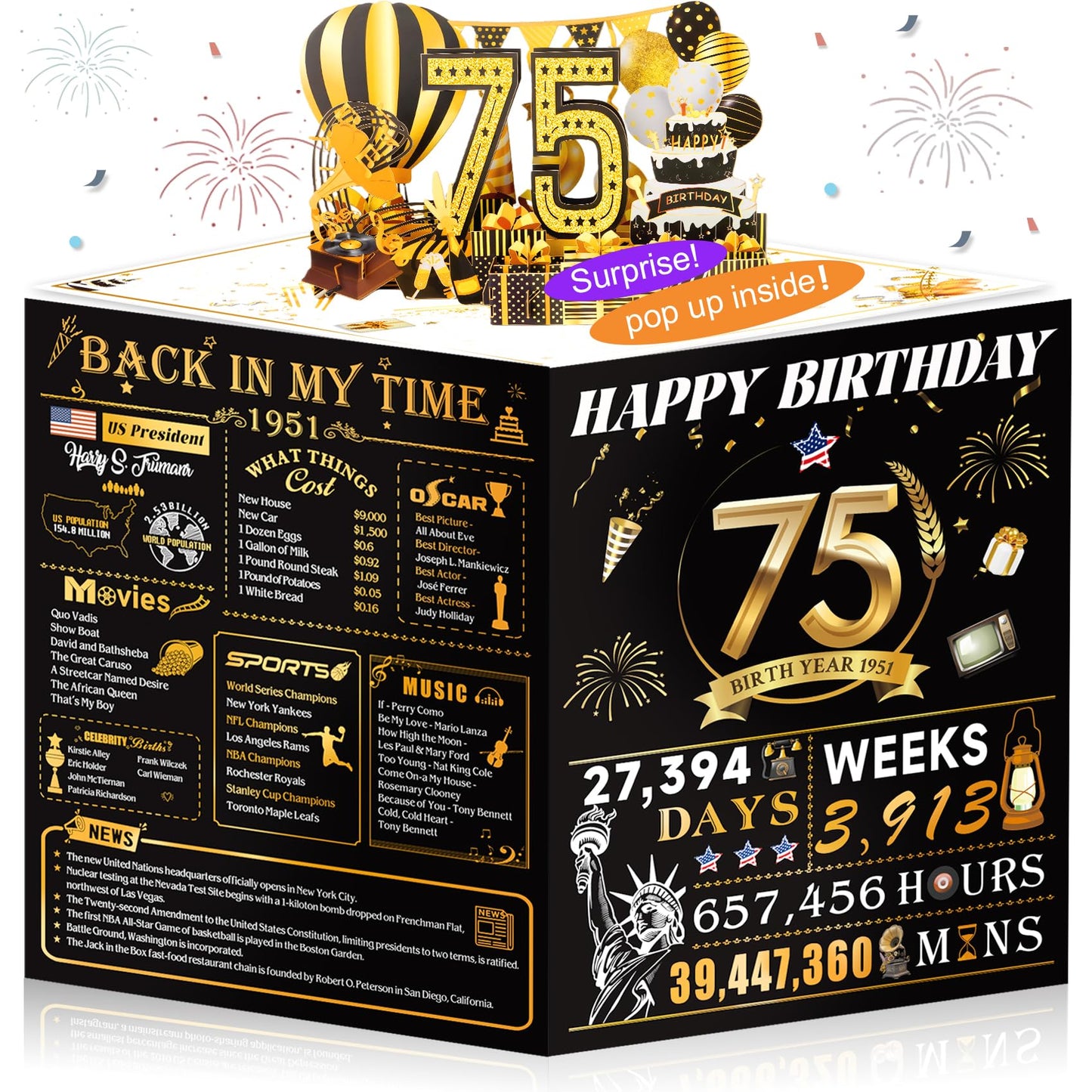 21st Birthday Card,3D Pop Up Funny 21st Birthday Decorations for Girls Granddaughter Sister,Happy 21 Year Old Birthday Gift for Daughter,Great 21Year Old Gifts Idea for Her,Jumbo Rose Glod In 2005
