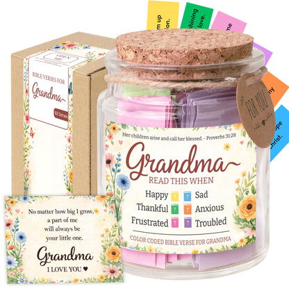 Read This When Bible Verses Jar – Birthday Gifts for Women, Christian Gifts for Women, Graduations Gift for Her, Fathers Day Gift