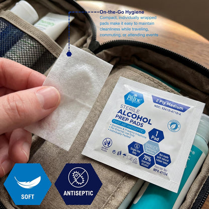 MED PRIDE Sterile Alcohol Prep Pads: A Must-Have for Sanitization Needs