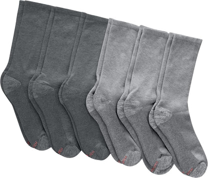 Hanes Herren Crew-Socken Max Cushioned, feuchtigkeitsableitend mit Geruchskontrolle, Multipack