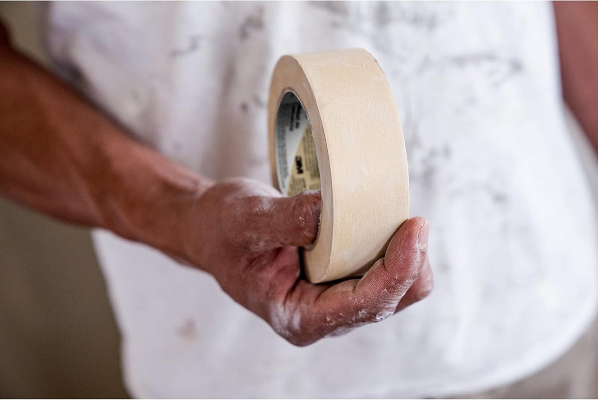 Scotch Contractor Grade Masking Tape, 0.94 inches by 60.1 yards (360 yards total), 2020, 6 Rolls