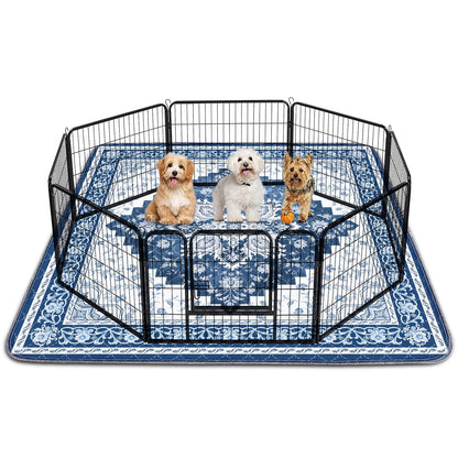 INVENHO Washable Pee Pads for Dogs 72"x72" Reusable Dog Pads Extra Large Upgrade Non-Slip Dog Pee Pads Heavy Absorbency Puppy Pee Pads Quick Dry Whelping Pads/Waterproof Puppy Training Pad