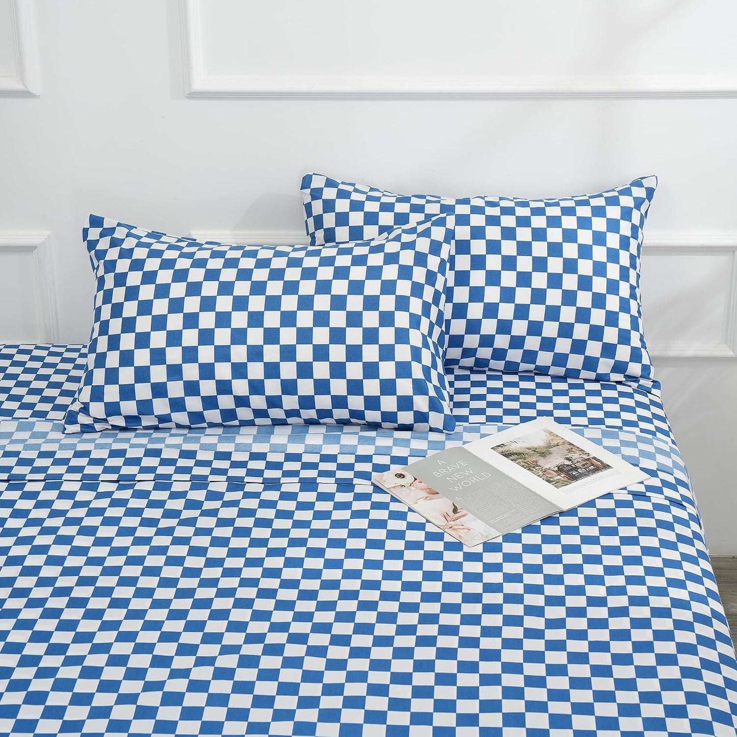 Bed Sheet Set 3 Piece - Twin Size - Soft Durable Microfiber Bedding Sheet Set