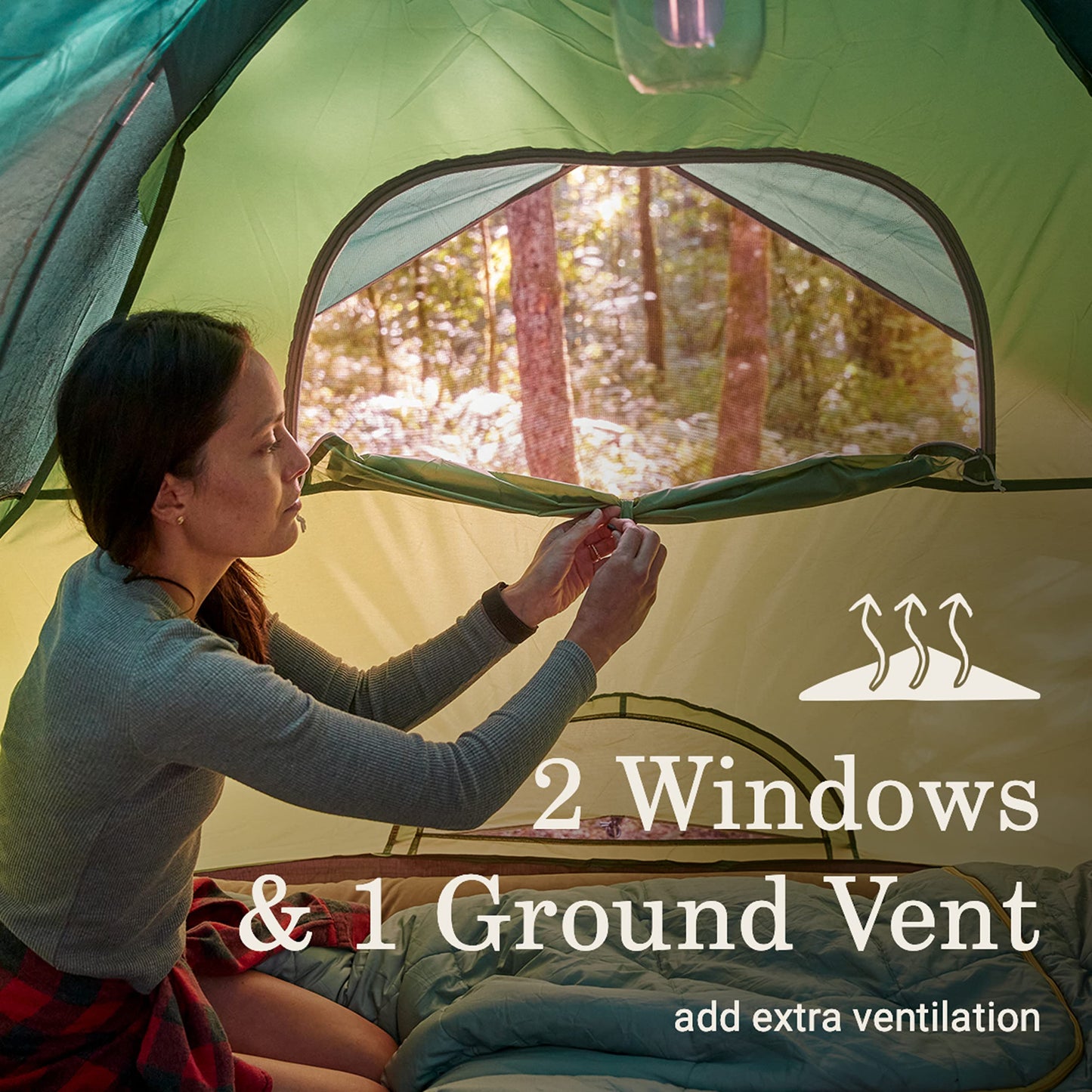 Coleman Sundome Camping Tent with Rainfly, 2/3/4/6 Person Tent Sets Up in 10 Mins, Weatherproof Shelter for Camping, Festivals, Backyard, Sleepovers, & More
