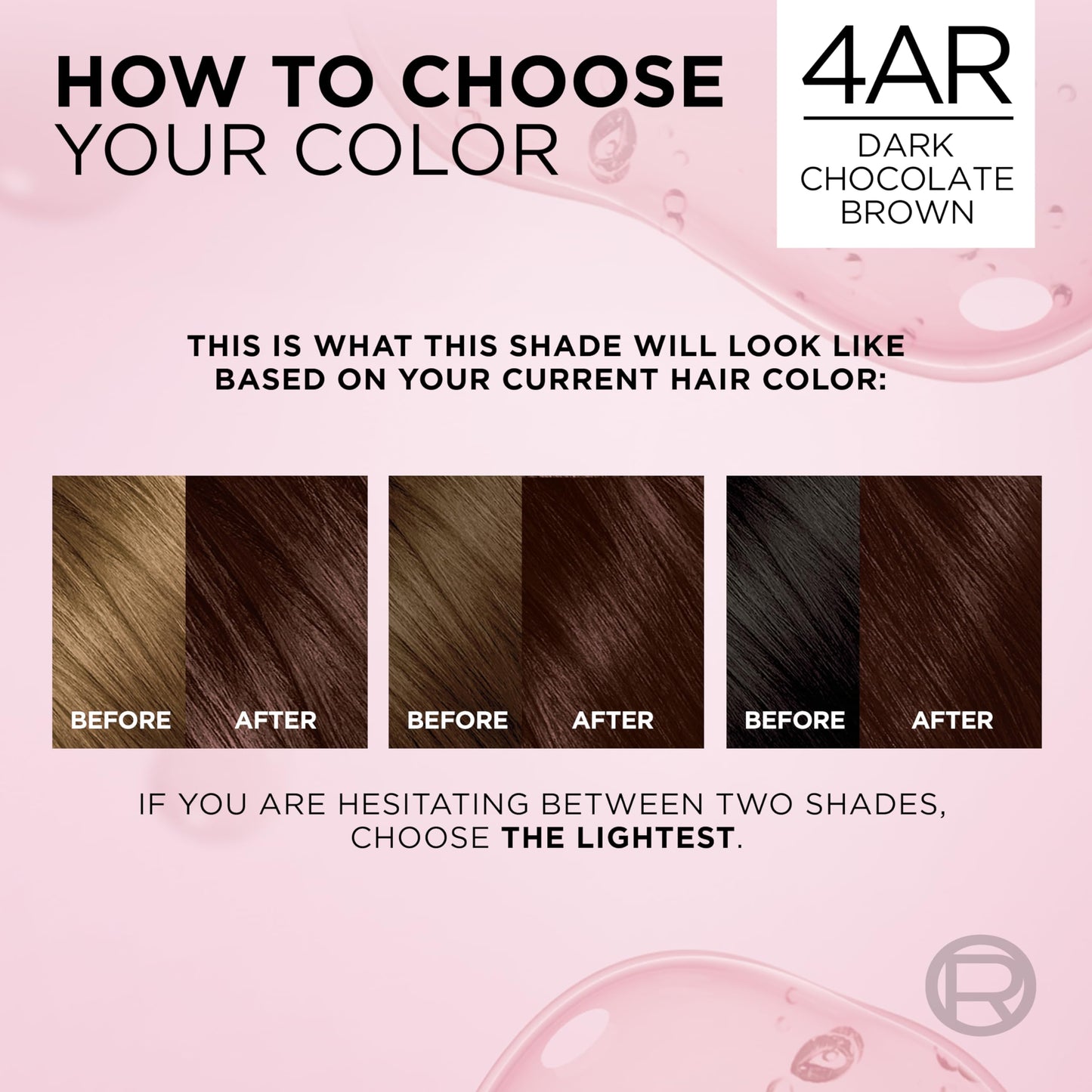 L'Oréal Paris Excellence Crème Permanente Haarfarbe, dreifache Pflegehaarfarbe mit Hyaluronsäure für 100% Grauabdeckung, 4AR Dunkles Schokobraun, 1 Packung (Verpackung kann variieren)