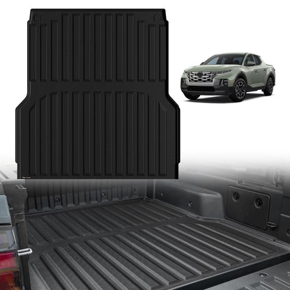 TripleAliners Truck Mat Compatible with 2019-2026 Chevy Silverado 1500 / GMC Sierra 1500 6.6FT Accessories, Truck Bed Mat Heavy Duty Custom Fit All Weather Protection TPE Pickup Liner, Standard Bed