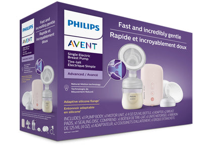 Philips Avent Double Electric Breast Pump - Electric Breast Pump, Hospital Strength, with Travel Bag and Pouch, SCF393/82