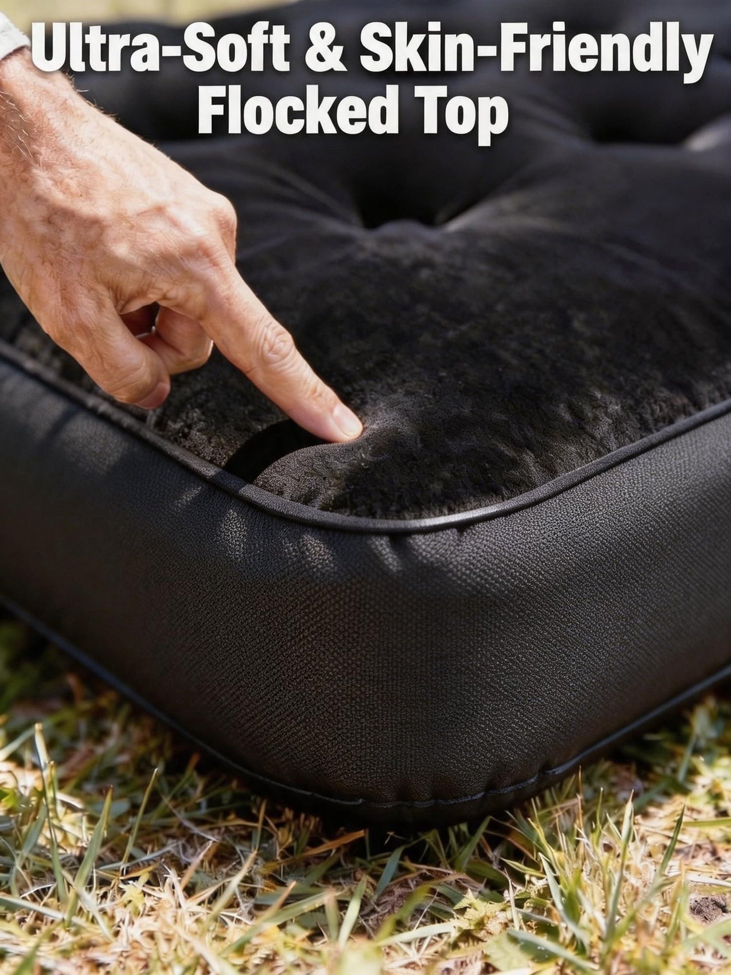 Umbrauto Car Air Mattress Backseat| Inflatable Truck Back Seat Camping Airbed for SUV Rear Seat, Blow Up Sleeping Travel Bed for Van Trunk with Pump & Pillows