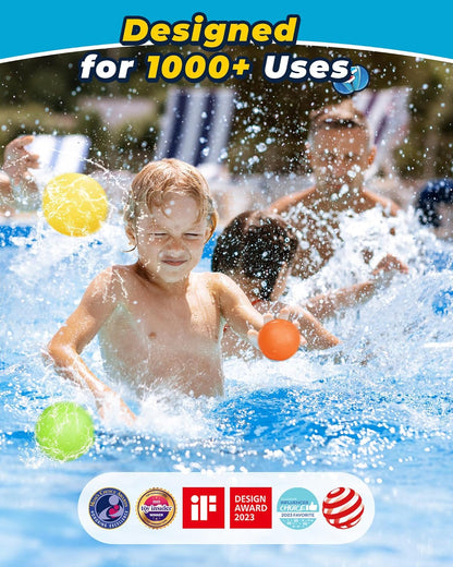 12PCS Reusable Water Balloons for Endless Summer Fun