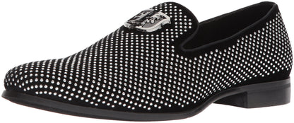 Stacy Adams Men's Swagger Studded Ornament Slip-on Driving Style Loafer
