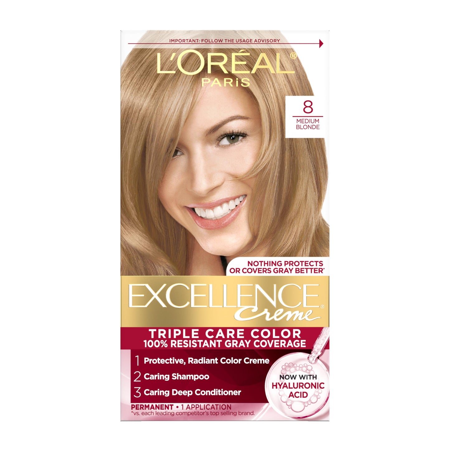 1 Count (Pack of 1)8 Medium Blonde