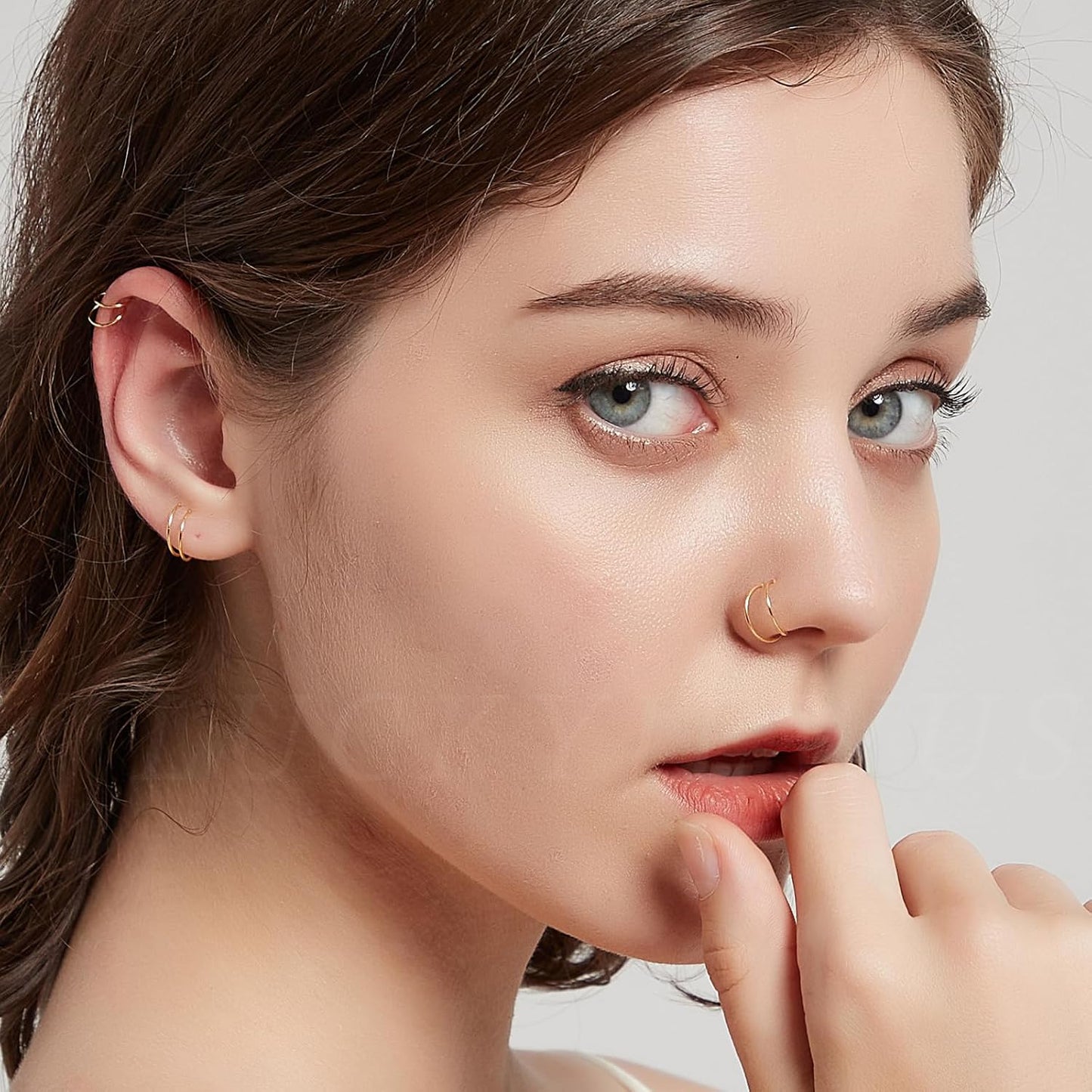 LUCKYJEWUS 14k Gold Filled Nose Ring Review: A Dainty yet Statement-Making Piece