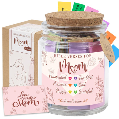 Read This When Bible Verses Jar – Birthday Gifts for Women, Christian Gifts for Women, Graduations Gift for Her, Fathers Day Gift
