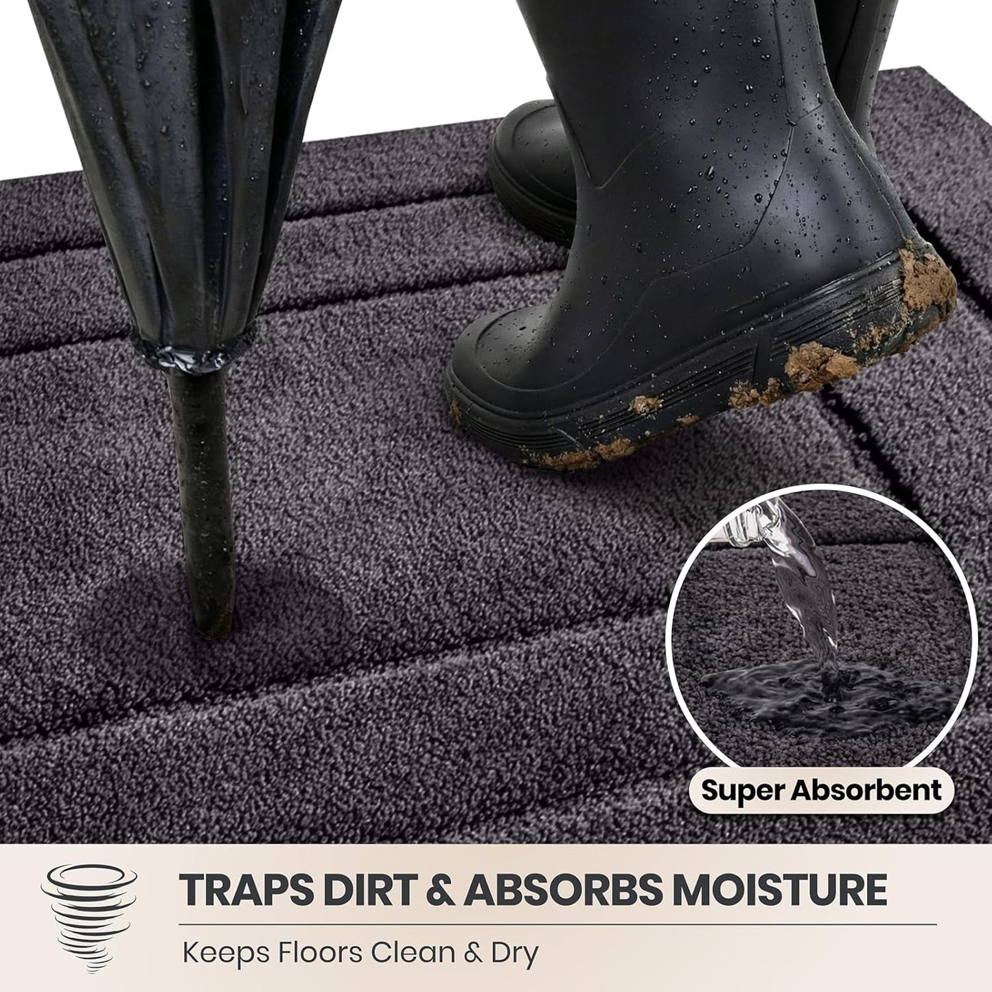 PURRUGS Dirt Trapping Door Mat Review: A Game-Changer for Muddy Entrances