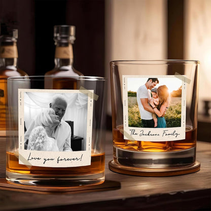 Custom Photo Dad Whiskey Glass: A Unique Gift for the Special Man in Your Life